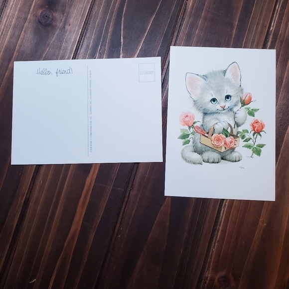 Vintage Ruth Morehead Art 7 Set Postcard 1987 Rare Mint Little Boy Blue & More - Picture 6 of 8